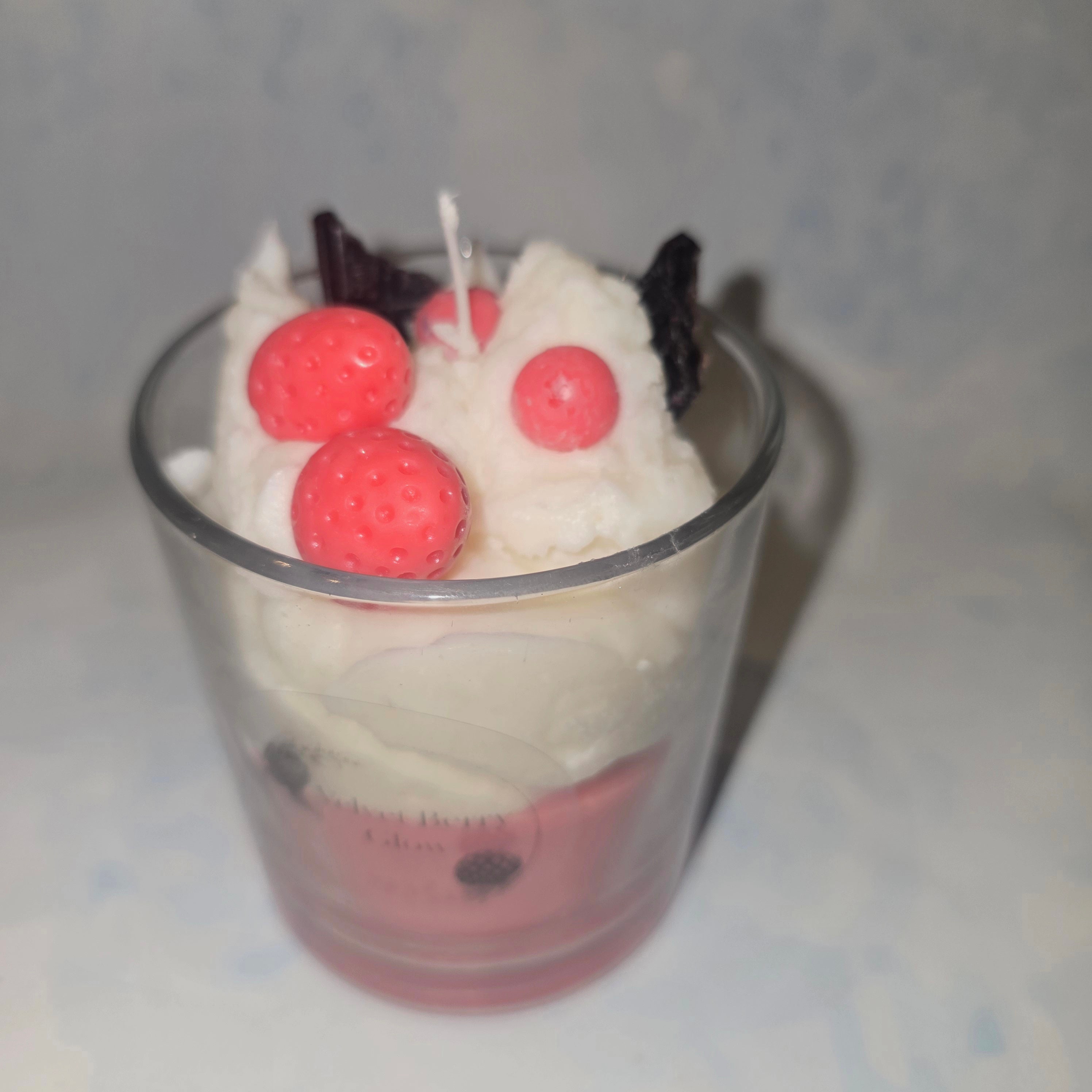 Handmade Dessert Candle – Decorative Glass Candle (220 ml)