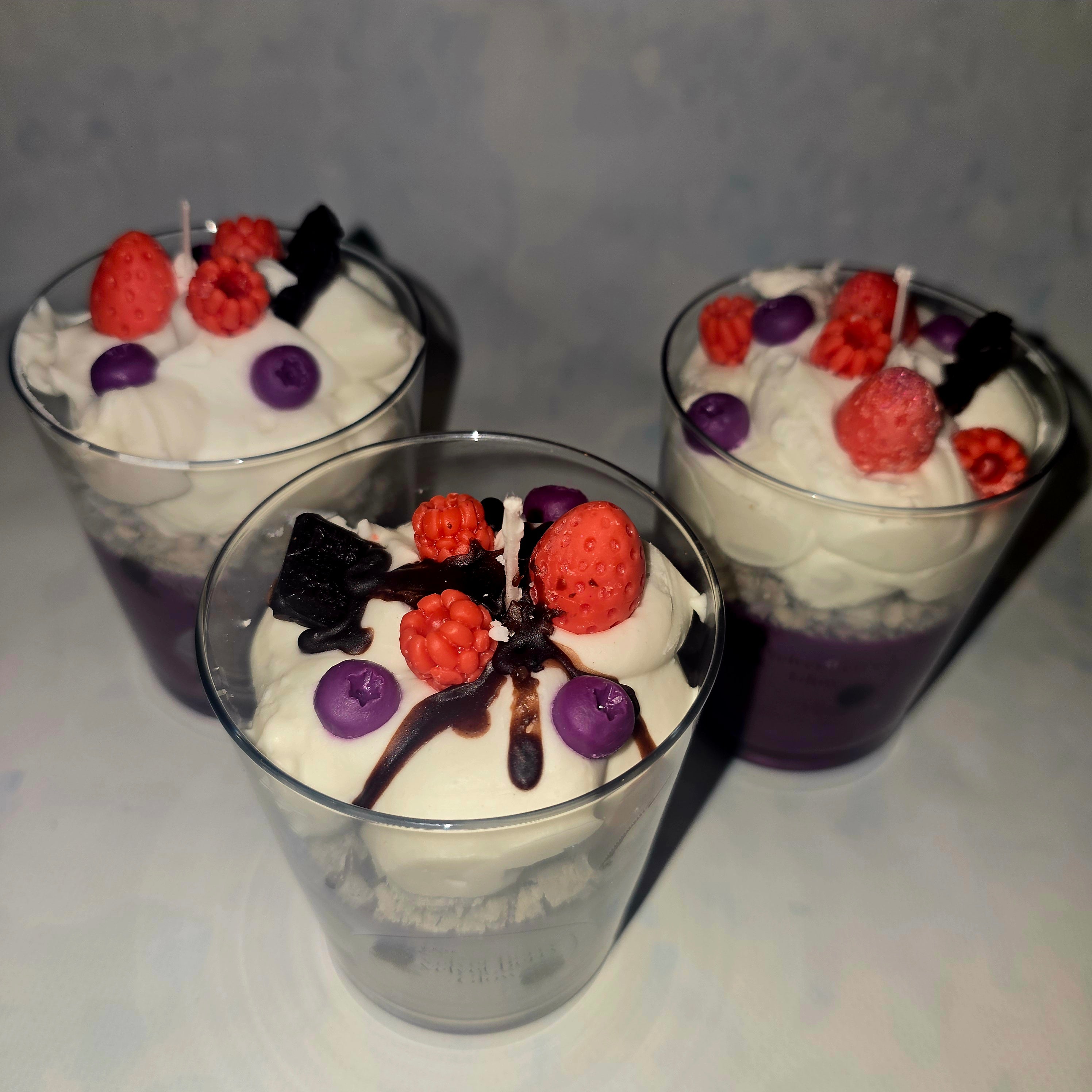 Handmade Dessert Candle – Decorative Glass Candle (220 ml)