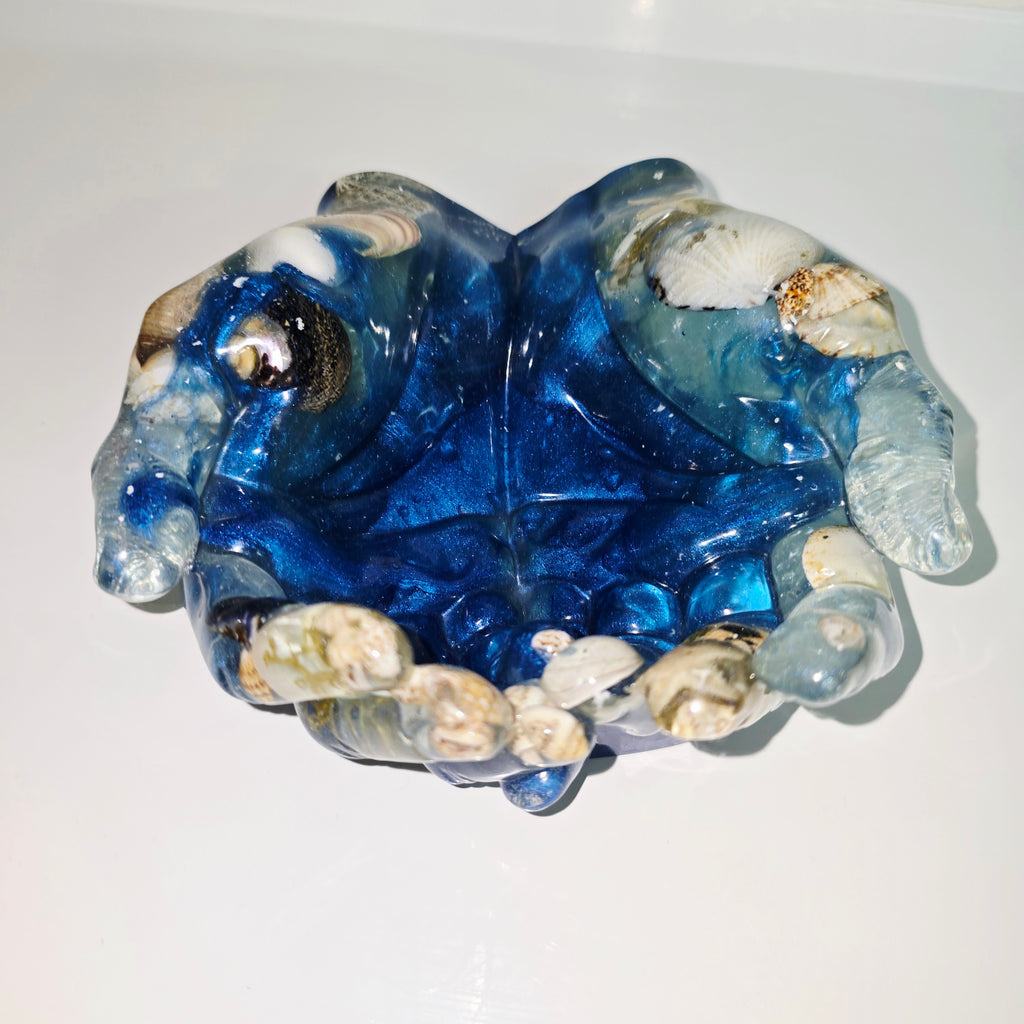 Handmade Resin Hand Tray – Key & Jewellery Holder | Unique Home Decor